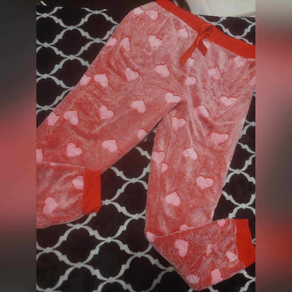 Fashion Nova‎ Pink Heart Pajama Bottoms 2x